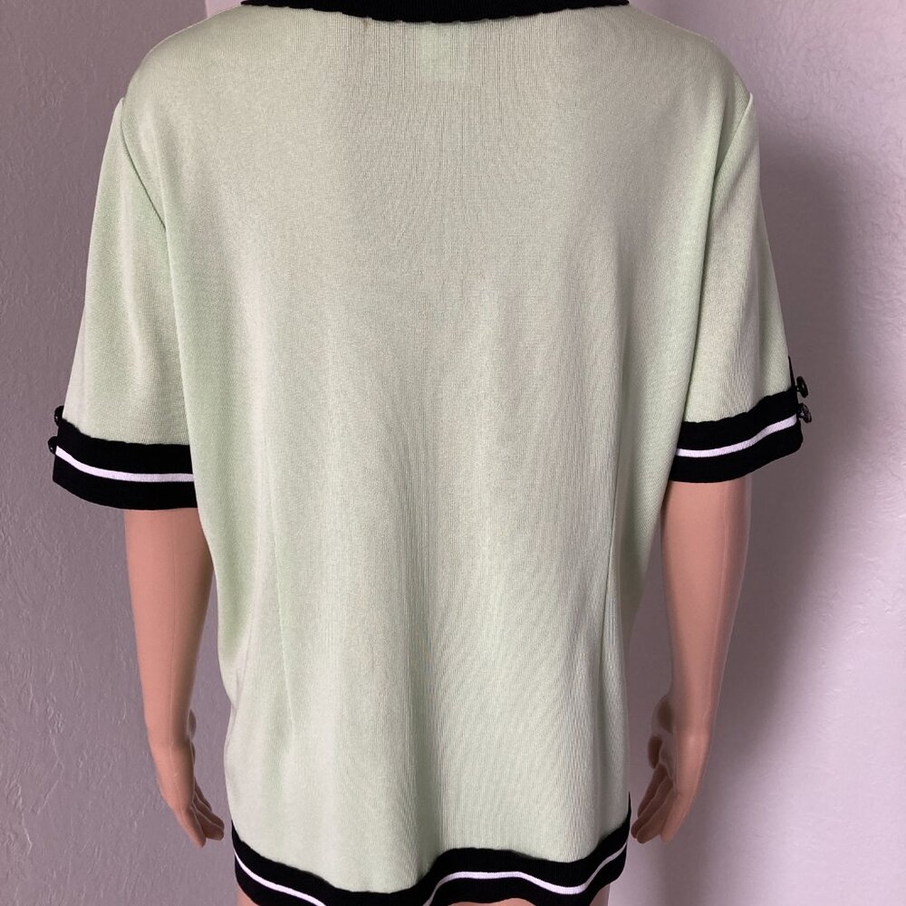 Exclusively Misook Green Jacket Extra Large Xl - image 3